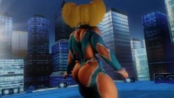 1girls 3d alternate_hairstyle animated ass_focus ass_shake mp4 muscular_female music rainbow_mika reignmocap sound street_fighter thick_thighs video virt-a-mate virtamate