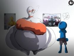 anthro big_ass big_belly big_breasts big_butt bowling_ball bubble_ass bubble_butt byjeyko fat_ass fat_butt fuckable_pin horny_blue_bowlingball tagme wyer_bowling