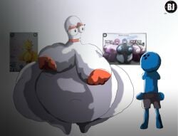 anthro big_ass big_belly big_breasts big_butt bowling_ball bubble_ass bubble_butt byjeyko fat_ass fat_butt fuckable_pin horny_blue_bowlingball tagme wyer_bowling