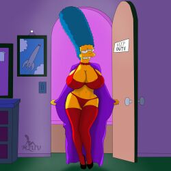 big_breasts marge_simpson milf mluv the_simpsons underwear