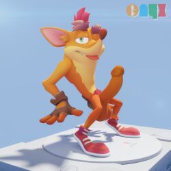 1boy 3d 3d_(artwork) balls bandicoot big_balls big_penis blender crash_(series) crash_bandicoot crash_bandicoot_(series) crash_bandicoot_4:_it's_about_time erect erect_penis erection exposed_torso footwear fur furry furry_only green_eyes handwear huge_cock male male_only marsupial no_humans onyxsplash orange_balls orange_body orange_fur orange_penis penis playstation playstation_1 pubic_hair red_hair red_pubic_hair red_shoes solo solo_male sony_corporation sony_interactive_entertainment tan_fur tongue tongue_out video_games wink winking winking_at_viewer