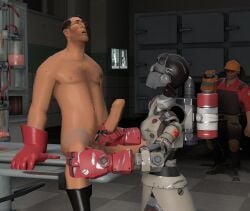 3d country_boy cute_expression cute_face cute_male doctor doctor_sex engineer engineer_(team_fortress_2) female glasses hairy hairy_chest hairy_male jacking_off male medic medic_(team_fortress_2) moaning naked nerd nerdy nude nurse orgasm penis pubic_hair robot robot_girl sfm source_filmmaker team_fortress_2 texan texas