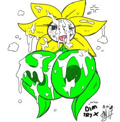 flowey the flower from undertale by cricket-inc