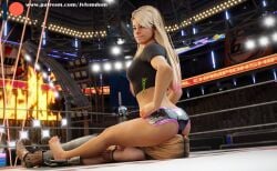 2girls 3d 3d_(artwork) alexa_bliss asphyxiation barefoot between_legs blender blonde_hair boot_fetish boots catfight cowboy_boots dead_or_alive dead_or_alive_5 dominant dominant_female domination dominatrix face_in_ass facesitting feet female female_domination female_only femdom fight fighting_ring foot_fetish gloves helpless jvfemdom legs lezdom long_hair ryona shorts sitting sitting_down sitting_on_face sitting_on_person smothering suffocation thick_ass thick_thighs thighs tina_armstrong toes video_games wrestler wrestling wrestling_outfit wwe wwe_2k20 wwe_diva yuri