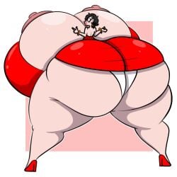 betty_boop big_ass big_breasts breasts bubble_butt female huge_ass hyper hyper_ass hyper_breasts hyper_nipples hyper_thighs inflation pink_background puffster3 tagme white_background