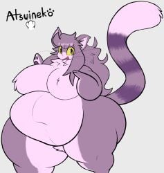 atsuinekowo big_breasts breasts female furry noelle_(atsuinekowo) overweight tagme