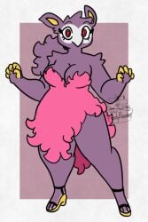 anthro aromatisse avian big_breasts breasts female nerdyreindeer pokémon_(species) pokemon tagme