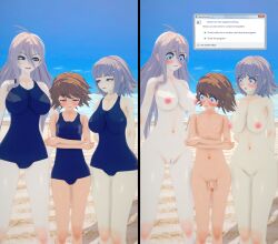 1boy 2girls 3d adorable beach big_breasts blush blushing both_sexes_in_same_situation breasts busty canon_crossdressing completely_naked completely_nude completely_nude_female completely_nude_male crossdressing cute danganronpa danganronpa:_trigger_happy_havoc danganronpa_1 danganronpa_2:_goodbye_despair danganronpa_v3 embarrassed embarrassed_nude_female embarrassed_nude_femboy embarrassed_nude_male enf enm exposed_breasts exposed_pussy female femboy fujisaki_chihiro hourglass_figure huge_breasts iruma_miu koikatsu large_breasts male mole_on_breast nanami_chiaki nude nude_female one-piece_swimsuit penis pussy shortstack small_penis smaller_male straight_hair stripped_naked suddenly_naked super_danganronpa_2 swimsuit ultimateenf voluptuous voluptuous_female wide_eyed windows