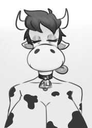 1girl 1girls 2d 2d_(artwork) 2d_artwork absurd_res absurd_resolution absurdres animal_ears anthro anthro_female anthro_only anthro_solo anthrofied background big_boobs big_tits black_hair boobs bovine bovine_ears bovine_horn bovine_humanoid closed_eyes cow cow_bell cow_ears cow_girl cow_horns cowgirl dead_source digital_art digital_drawing digital_drawing_(artwork) digital_media digital_media_(artwork) digital_painting_(artwork) ears eyelashes female female_focus female_only fur furry furry_cow furry_female furry_only grupo_lala hair hi_res high_resolution highres horn horns humanoid jemphep monochrome no_humans nutri_(company) short_hair simple_background solo solo_anthro solo_female solo_focus tits tongue tongue_out vaquita_pili white_background white_body white_fur