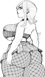 1girls ass big_ass big_breasts breasts bubble_ass bubble_butt fishnets goth goth_girl gravity_falls nocturne_nsfw straight_hair thick_ass thick_thighs wendy_corduroy