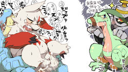 4boys anal anal_penetration anal_sex dusknoir dusknoir_(eotds) feraligatr grovyle grovyle_the_thief male/male male_dusknoir male_only male_penetrated male_penetrating male_penetrating_male male_pokemon male_pokemon/male_pokemon maledom malesub penis pokemon pokemon_(species) pokemon_mystery_dungeon questionable_consent sex zangoose