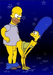 animated female homer_simpson human male marge_simpson straight tagme the_simpsons