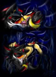 anthro hi_res male mimy92sonadow penis sex shadow_the_hedgehog sonic_(series) sonic_the_hedgehog yaoi