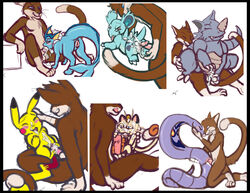 arbok duez eeveelution meowth nidorina nintendo pikachu pokémon_(species) pokemon pokemon_(species) rhydon sex tagme vaporeon