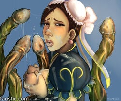 chun-li consensual_tentacles faustie street_fighter tagme tentacle