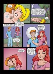 after_sex archie_andrews archie_comics betty_cooper cheryl_blossom comic female human jkrcomix male sex straight veronica_lodge