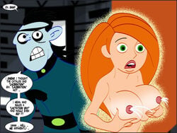 col_kink disney dr._drakken female human kim_possible kimberly_ann_possible lactation male nipples straight_hair