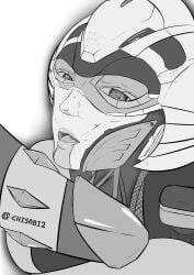 1girls 2d 2d_(artwork) arcee arcee_(rotb) artist_name chisabi female female_focus greyscale hasbro mechanical monochrome penis robot robot_girl robot_penis self_upload straight transformers transformers_rise_of_the_beasts visor visor_(eyewear)