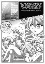 alexis_rhodes big_breasts big_penis blowjob breast_focus breast_sucking censored female hiiragi_yuzu medium_breasts sesshoalex sucking_penis yu-gi-oh! yu-gi-oh!_arc-v yu-gi-oh!_gx zuzu_boyle