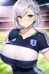 1girls ai_generated big_breasts female female_only fifa nai_diffusion original original_character solo stable_diffusion world_cup