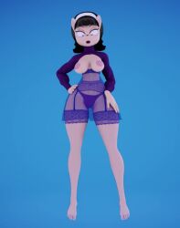 3d 3d_(artwork) animated boots breasts clothed clothing digital_media_(artwork) felid feline female footwear kitty_katswell lingerie low_res mammal music nativefall nickelodeon short_playtime solo sound spy t.u.f.f._puppy tall thick_thighs tight_clothing translucent video