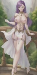 1girls abs ag-edits ai_generated athena_(saint_seiya) breasts busty cum cum_on_body cum_on_breasts cum_on_upper_body cum_outside dress exposed_breasts female fit fit_female fitness garter_belt goddess high_heels long_hair nipples purple_eyes purple_hair saint_seiya saori_kido shounen_jump stable_diffusion stockings thighhighs toned toned_belly toned_female toned_stomach torn_clothes torn_clothing torn_dress