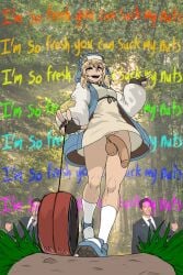 1futa adrian_brody arc_system_works big_penis blonde_female blonde_hair breasts bridget brodyquest clothing color erection futanari genderswap guilty_gear guilty_gear_strive kiahl large_penis lemon_demon lobsterkiahl meme rule_63 singing small_breasts socks socks_and_shoes solo_focus upskirt yo-yo