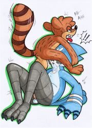 mordecai (regular show) from cartoon network by rotten owl