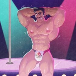 1boy abs arms_up bara bara_tiddies bara_tits beefy biceps big_balls big_muscles big_pecs big_penis black_hair body_hair briefs briefs_only bulge chest_hair dilf el_tigre erect_nipples facial_hair hairy hairy_arms hairy_chest hands_behind_head huge_pecs human human_only k_jukesnsfw kidde_jukes latino latino_male light-skinned_male light_skin male male_chest male_focus male_nipples male_only male_stripper manboobs mature mature_male mexican mexican_flag mexican_male moobs moustache multicolored_briefs multicolored_speedo multicolored_underwear muscles muscular_male muscular_thighs mustache nipples pecs pectorals penis_bulge pink_nipples pose posing silver_fox solo solo_focus solo_male speedo speedo_only standing strip_club stripper_pole sweat sweatdrop sweating sweaty teeth teeth_showing thick_eyebrows thick_thighs toony underwear underwear_only white_pantera