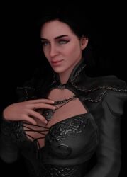 3d black_hair female gentlegiant_s tagme the_witcher_(series) the_witcher_3:_wild_hunt yennefer