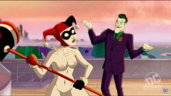 2019 batman_(series) better_version_at_source breasts clothed_male_nude_female dc dc_comics edit female harleen_quinzel harley_quinn harley_quinn_(2019) harley_quinn_(classic) harley_quinn_(series) male nipples nude_female pussy riccardus97 screenshot screenshot_edit the_joker wide_hips