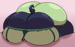 big_ass big_breasts breasts bubble_butt female huge_ass huge_breasts mona_(shovel_knight) puffster3