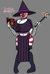 countryhumans countryhumans_girl ech0chamber halloween imperial_japan japanese_empire_(countryhumans) witch