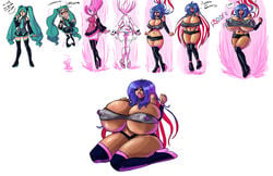 1girls america_chan bimbo bimbofication breast_expansion breasts busty cleavage hatsune_miku high_heel_boots high_heels hourglass_figure nipple_bulge oppaiman tagme transformation vocaloid voluptuous whale_tail