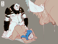 crossover fydbac garrus_vakarian gay gears_of_war locust_horde mass_effect raam turian yaoi