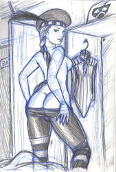 1girls 2010 artist_request ass batman_(series) beryl_hutchinson dc female female_only solo squire tagme