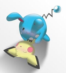 azumarill pichu pichu_big pokemon tagme