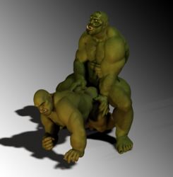 3d bartol gay male male/male male_only orc orc_male world_of_warcraft yaoi