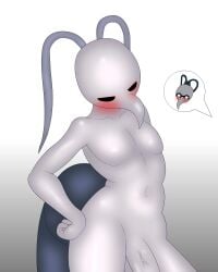 1boy 2022 arthropod blush bug cornifer cursed hollow_knight insectoid insects iselda_(hollow_knight) magalnik male male_focus naked naked_male nude nude_male penis rule_63 self_upload tagme team_cherry