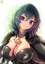 breasts byleth_(fire_emblem) byleth_(fire_emblem)_(female) chinchongcha female female_only fire_emblem fire_emblem:_three_houses looking_at_viewer nintendo solo