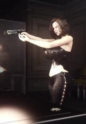 1girls 3d 3d_animation alternate_breast_size animated athletic athletic_female black_hair blue_eyes bouncing_breasts breasts bust busty cleavage curvaceous curvy curvy_female curvy_figure curvy_hips female gun hips holding_gun holding_object holding_weapon huge_breasts humanoid kate_beckinsale leather mp4 no_sound selene_(underworld) short_hair shorter_than_30_seconds skin_tight thick thick_ass thick_legs thick_thighs tight_clothes tight_clothing tight_fit underworld vaako vampire vampire_girl vertical_video video virt-a-mate virtamate voluptuous weapon wide_hips