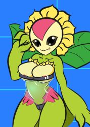 absurd_res anonymous_artist anthro bandai_namco camel_toe clothed clothing curvy_figure digimon digimon_(species) elemental_creature elemental_humanoid female flora_fauna flower flower_creature gris_swimsuit hi_res humanoid looking_at_viewer meme meme_clothing not_furry one-piece_swimsuit plant plant_humanoid solo sunflower sunflowmon swimwear tagme translucent translucent_clothing translucent_swimwear voluptuous wide_hips