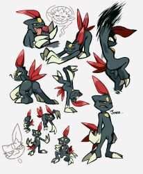 2022 anthro anthro_on_anthro anus ass ass_up backsack balls big_claws biped black_body black_fur claws closed_eyes crouching cute_fangs darkluxia digital_media_(artwork) duo erection finger_claws flaccid forehead_gem foreskin fur generation_2_pokemon generation_4_pokemon genitals glans handstand humanoid_genitalia humanoid_penis licking male male/male narrowed_eyes nintendo one_eye_closed oral penile penis penis_lick pokémon_(species) pokemon pokemon_(species) question_mark red_body red_eyes retracted_foreskin sex simple_background sitting smile sneasel stretching toe_claws tongue tongue_out unretracted_foreskin upside-down video_games weavile white_background white_body white_fur wink