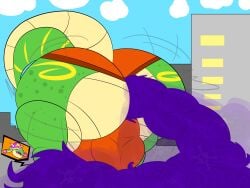 absurd_res anthro ass ball_bulge big_butt bouncy bulge chubby_anthro chubby_cheeks chubby_male clothing colored_feces dragon excessive_feces excited fart fart_cloud fart_fetish farting_at_viewer feces happy hi_res hoshi_(skydragonnimbus) huge_butt huge_thighs hyper hyper_butt hyper_fart hyper_feces hyper_hips hyper_thighs hyperscat_pile leotard macro male male_only musclegut mushroom_cap mushroom_dragon poisonous pooping_on_floor practice practicing presenting presenting_hindquarters pro_wrestler purple_feces purple_gas scat skull_and_crossbones skull_symbol skydragonnimbus_(artist) smelly solo stink_clouds tall tall_male thick_thighs toxic toxic_waste twerking unusual_feces wide_hips wrestler wrestler_costume