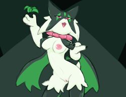 anthro breasts female generation_9_pokemon genitals hi_res meowscarada nintendo pokémon_(species) pokemon pokemon_(species) pokemon_sv prate-dragon pussy solo video_games