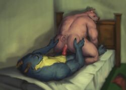 2018 anal anal_sex animal_genitalia animal_penis anthro anthro_on_anthro anthro_on_bottom anthro_on_top anthro_penetrated anthro_penetrating anthro_penetrating_anthro anthro_penetrating_male anus ass backsack balls bed bedroom biped black_claws black_horn bodily_fluids butt_grab claws closed_eyes clothing_on_floor cum cum_in_ass cum_inside cum_on_penis domestic_pig dragon duo erection furniture genital_fluids genital_slit genitals grey_body grey_scales hand_on_butt horn inside looking_at_butt looking_pleasured male male/male male_on_bottom male_on_top male_penetrated male_penetrating male_penetrating_anthro male_penetrating_male mammal multicolored_body multicolored_scales muscular muscular_anthro muscular_male nude nude_anthro nude_male on_bottom on_top orcfun penetration penile penile_penetration penis penis_in_ass pink_penis reverse_cowgirl_position scales scalie sex sex_on_bed shallow_penetration short_tail slit suid suina sus_(pig) three-quarter_view tusks two_tone_body two_tone_scales wingless_dragon yellow_body yellow_scales