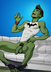 beast boy from dc by schizoid