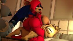 3d 3d_(artwork) anthro anthro_on_anthro comic dickgirl fan_character furry furry_only futa_on_futa futa_only futanari hi_res idw_comics idw_publishing intersex mobian_(species) oc original_character sega sonic_(series) sonic_oc sonic_the_hedgehog_(comics) sonic_the_hedgehog_(idw) sonic_the_hedgehog_(series) tagme tangle_the_lemur valentina_the_bat whisper_the_wolf zoothen