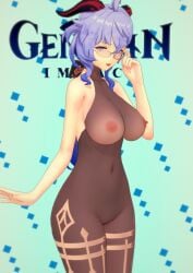 1girls big_ass big_breasts female female_only ganyu_(genshin_impact) genshin_impact giddora koikatsu