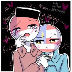 ahe_gao brothers countryhumans english_text gay incest indonesia indonesia_(countryhumans) malaysia malaysia_(countryhumans) male/male saliva yaoi